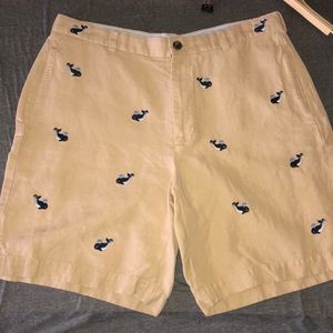 Men’s Brooks Brothers  Khaki Linen Shorts size 36w